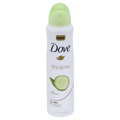 Image for Dove Antiperspirant, 48H, Dry Spray, Cool Essentials,3.8oz from QRC HEALTHMART PHARMACY