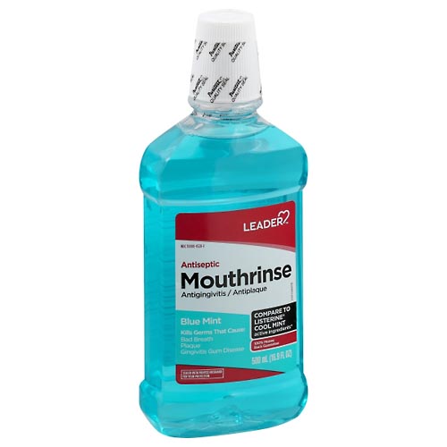 Image for Leader Mouthrinse, Blue Mint,500ml from QRC HEALTHMART PHARMACY