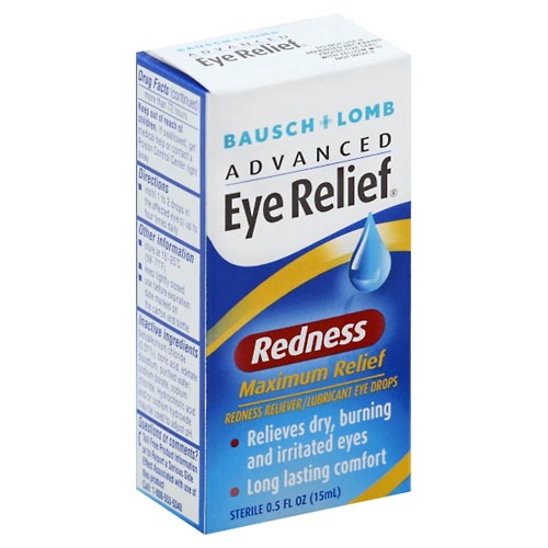 Image for Bausch & Lomb Lubricant Eye Drops Reliever,0.5oz from QRC HEALTHMART PHARMACY