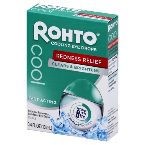 Image for Rohto Eye Drops, Cooling, Redness Relief,0.4oz from QRC HEALTHMART PHARMACY