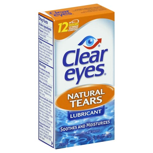 Image for Clear Eyes Eye Drops, Lubricating, Natural Tears,0.5oz from QRC HEALTHMART PHARMACY